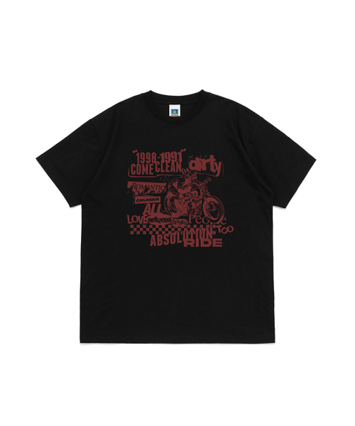 NET SOCIAL CLUB(ネットソーシャルクラブ)の「コンクリーン 半袖Tシャツ (ブラック)(Tシャツ/カットソー・レディース・ブラック・L/M/S/XL)」の1枚目の写真