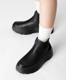 HUNTER（ハンター）の「HUNTER REFINED EXPLORER PULL ON LEATHER BOOT ハンター リファインド エクスプローラー サイドゴア レインブーツ（レインシューズ）」