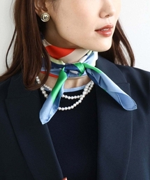 MK MICHEL KLEIN | 幾何柄スカーフ/洗える(ストール/ショール)