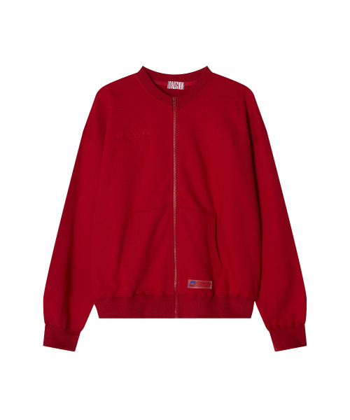 MENASOO(ミナス)の「Menasoo Hearttrack Zipup Cardigan_Red(カーディガン/ボレロ・レディース・レッド・F)」の2枚目の写真