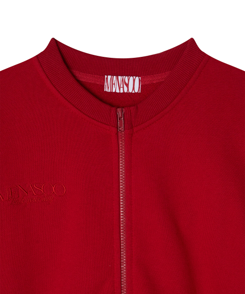 MENASOO(ミナス)の「Menasoo Hearttrack Zipup Cardigan_Red(カーディガン/ボレロ・レディース・レッド・F)」の4枚目の写真