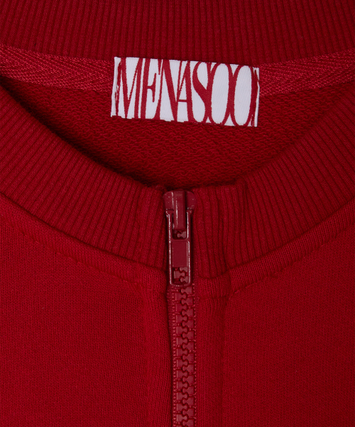 MENASOO(ミナス)の「Menasoo Hearttrack Zipup Cardigan_Red(カーディガン/ボレロ・レディース・レッド・F)」の7枚目の写真