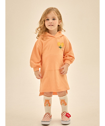 CAREBEARS（ケアベア）の「スマイルフラワーフードロングワンピース（ワンピース）」