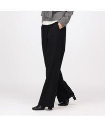 ACUD（アクド）の「(起毛) セミワイドスラックスパンツ _ブラック（スラックス）」