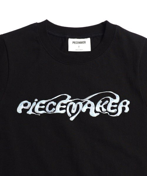 PIECEMAKER(ピースメーカー)の「ETHNIC MELT CROP TEE (BLACK)(Tシャツ/カットソー・レディース・その他・FREE)」の3枚目の写真