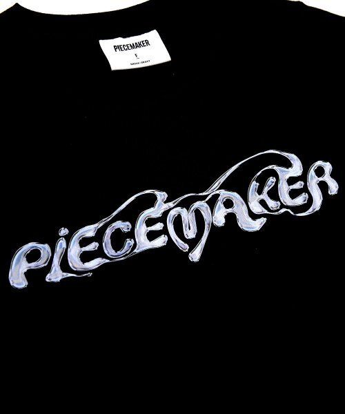 PIECEMAKER(ピースメーカー)の「ETHNIC MELT CROP TEE (BLACK)(Tシャツ/カットソー・レディース・その他・FREE)」の4枚目の写真