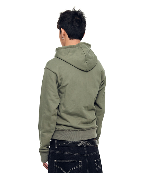 AAKAM（アーカム）の「AKM CROS2 Zip-Up Hoodie (Khaki)（パーカー・レディース・その他・1/2）」の8枚目の写真