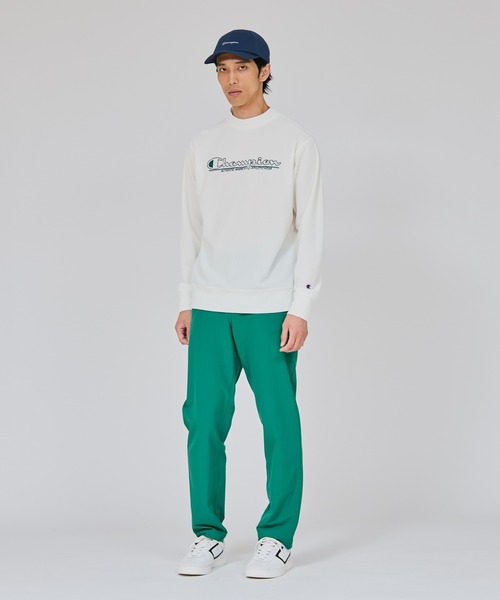 Champion Golf(チャンピオンゴルフ)の「【Champion/チャンピオン】メンズ GOLF モックネックシャツ(Tシャツ/カットソー・メンズ・レッド/オフホワイト/ブラック/ネイビー・X-LARGE/LARGE/MEDIUM)」の8枚目の写真