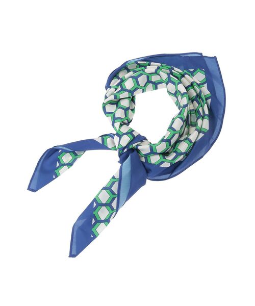 AMERICAN HOLIC（アメリカンホリック）の「亀甲柄スカーフ（バンダナ/スカーフ・レディース・ブラウン/ブルー/ブラック・FREE）」の5枚目の写真