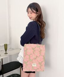 フェミニンフラワートート