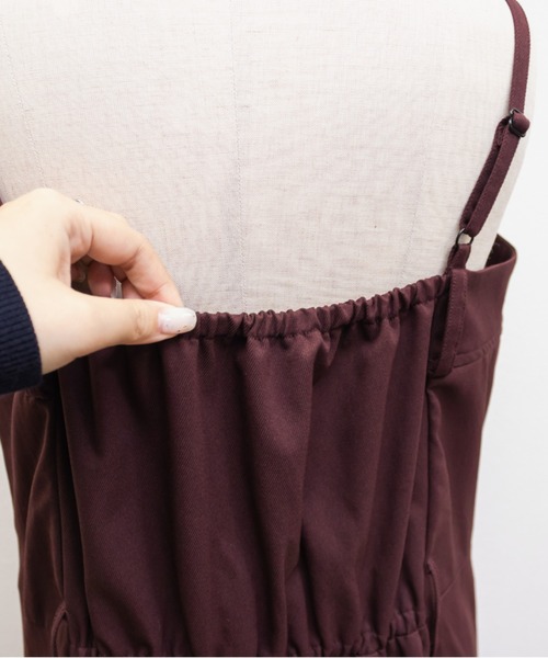 CLETTE(クレット)の「CLETTEオリジナルフロントジップ2WAYベルトワンピース(ワンピース・レディース・カーキ/ブラック/ワイン・LL/4L/3L)」の17枚目の写真