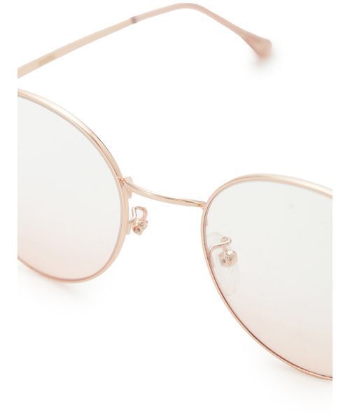 SNIDEL（スナイデル）の「ブラッシュティントレンズ（サングラス・レディース・シルバー/ピンク・F）」の6枚目の写真