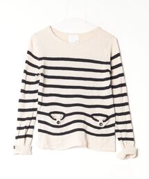 Sono（ソーノ）の「ボーダー柄長袖ニット（ニット/セーター）」