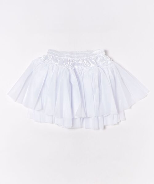 BODYLINE(ボディライン)の「2段フリルのハードチュールパニエ(スカート・レディース・ホワイト/ブラック・L/M)」の22枚目の写真