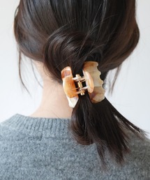 Port（ポート）の「【 Port / ポート 】 マーブル スクエア ミニ ヘアクリップ #（バレッタ/ヘアクリップ）」