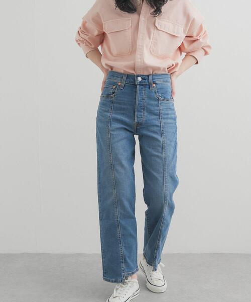 Levi's(リーバイス)の「LEVI’S Exclusive ANKLESEAMEDEAGE(デニムパンツ・レディース・ブルー・26/28/27)」の4枚目の写真