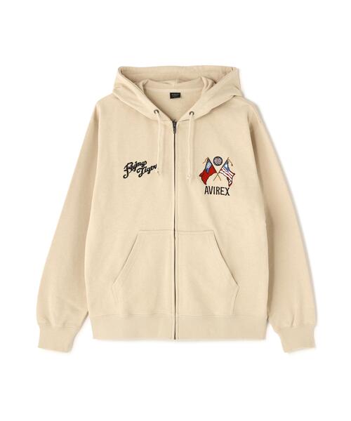 ECDP EMB． F－TIGER ZIP HOODIE（パーカー
