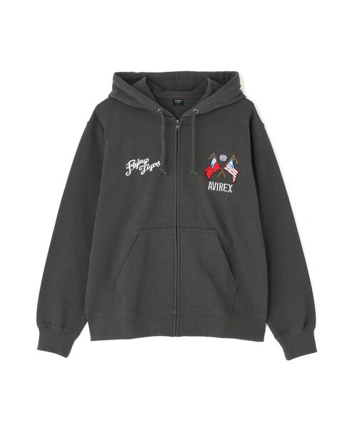 WEB&DEPOT限定》EMB F-TIGERS ZIP UP HOODIE / 刺繍 フライング