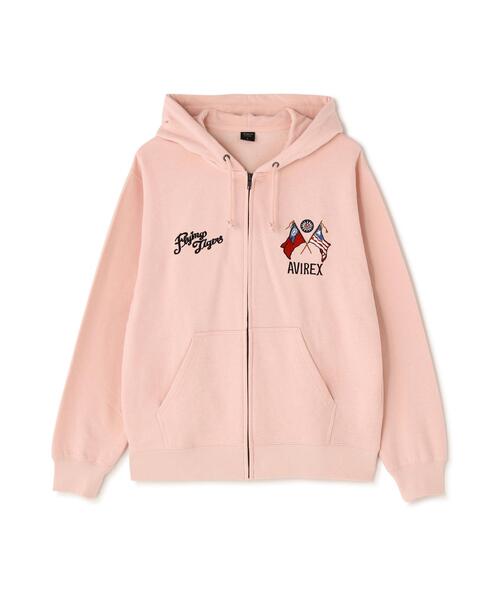 ECDP EMB． F－TIGER ZIP HOODIE（パーカー