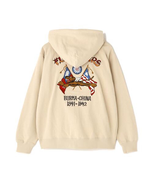 WEB&DEPOT限定》EMB F-TIGERS ZIP UP HOODIE / 刺繍 フライング