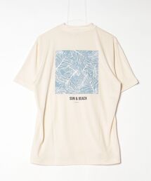ROSASEN（ロサーセン）の「【Rosasen/GOLF】 ハダサラ冷感 プリント半袖モックネック（ポロシャツ）」