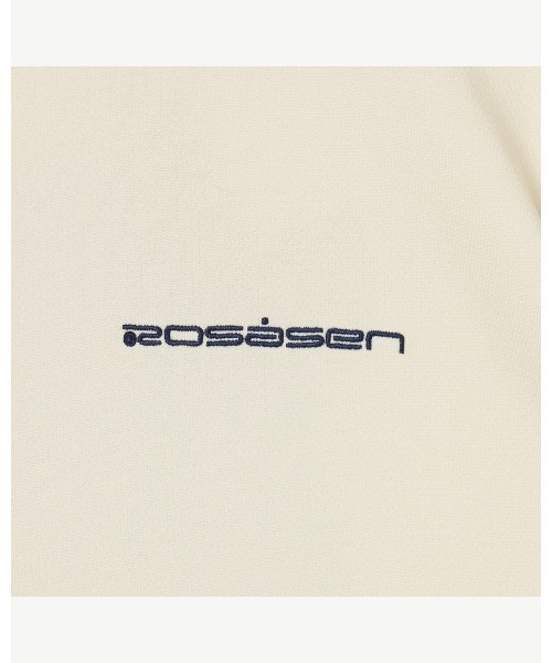 ROSASEN(ロサーセン)の「【Rosasen/GOLF】 ハダサラ冷感 プリント半袖モックネック(ポロシャツ・メンズ・ホワイト/ネイビー・48/52/50)」の9枚目の写真