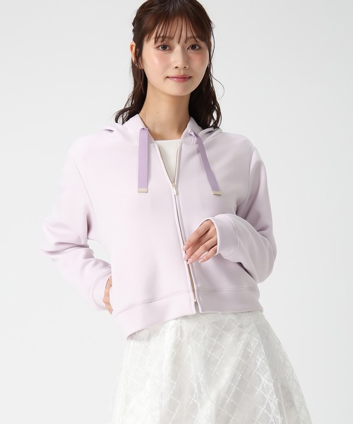 MISCH MASCH(ミッシュマッシュ)の「2026春夏新作 グログランリボンダンボールジップパーカー(パーカー・レディース・ブルー/ホワイト/ピンク/ネイビー・フリ-)」の11枚目の写真