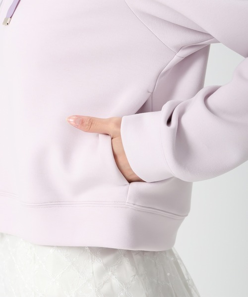 MISCH MASCH(ミッシュマッシュ)の「2026春夏新作 グログランリボンダンボールジップパーカー(パーカー・レディース・ブルー/ホワイト/ピンク/ネイビー・フリ-)」の21枚目の写真