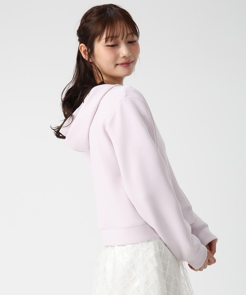 MISCH MASCH(ミッシュマッシュ)の「2026春夏新作 グログランリボンダンボールジップパーカー(パーカー・レディース・ブルー/ホワイト/ピンク/ネイビー・フリ-)」の13枚目の写真