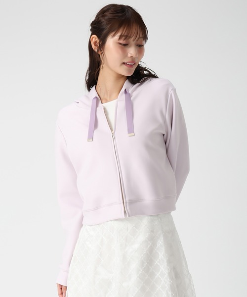 MISCH MASCH(ミッシュマッシュ)の「2026春夏新作 グログランリボンダンボールジップパーカー(パーカー・レディース・ブルー/ホワイト/ピンク/ネイビー・フリ-)」の12枚目の写真