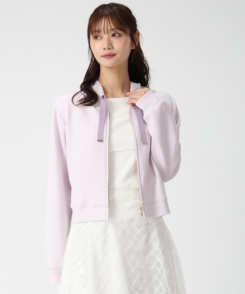 MISCH MASCH(ミッシュマッシュ)の「2026春夏新作 グログランリボンダンボールジップパーカー(パーカー・レディース・ブルー/ホワイト/ピンク/ネイビー・フリ-)」の15枚目の写真