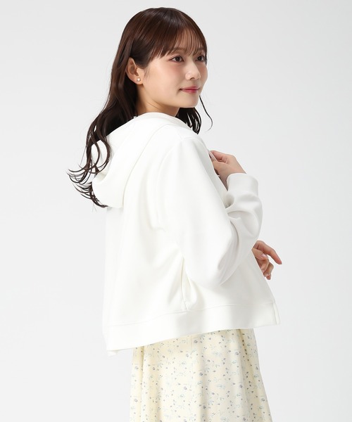 MISCH MASCH(ミッシュマッシュ)の「2026春夏新作 グログランリボンダンボールジップパーカー(パーカー・レディース・ブルー/ホワイト/ピンク/ネイビー・フリ-)」の6枚目の写真