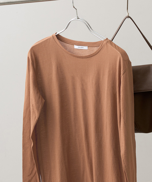 クルーネックシアーロングTシャツ 追加》クルーネックシアーロングTシャツ（Tシャツ/カットソー