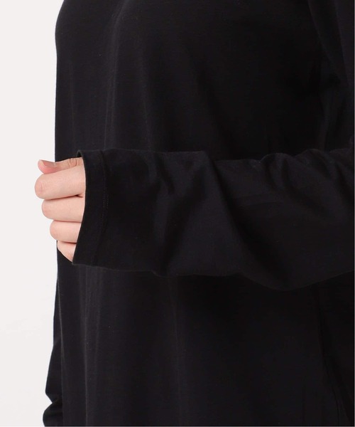 JOURNAL STANDARD(ジャーナルスタンダード)の「《追加》クルーネックシアーロングTシャツ(Tシャツ/カットソー・レディース・バーガンディー/キャメル/ホワイト/ストーン・FREE)」の10枚目の写真