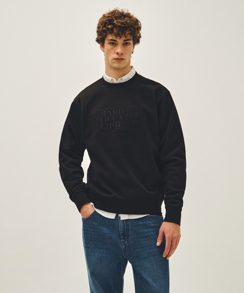 CLASSIC LOGO EMBROIDERY SWEATSHIRT（パーカー）｜MARITHE + FRANCOIS