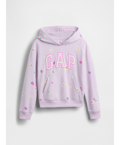 GAP(ギャップ)の「リラックスフィット GAPロゴ フレンチテリー パーカー (キッズ)(パーカー・キッズ・ブルー/パープル・120cm/130cm/160cm/150cm/140cm/110cm)」の3枚目の写真