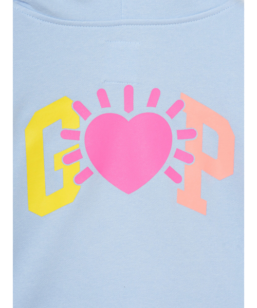 GAP(ギャップ)の「リラックスフィット GAPロゴ フレンチテリー パーカー (キッズ)(パーカー・キッズ・ブルー/パープル・120cm/130cm/160cm/150cm/140cm/110cm)」の4枚目の写真