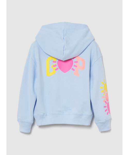 GAP(ギャップ)の「リラックスフィット GAPロゴ フレンチテリー パーカー (キッズ)(パーカー・キッズ・ブルー/パープル・120cm/130cm/160cm/150cm/140cm/110cm)」の6枚目の写真