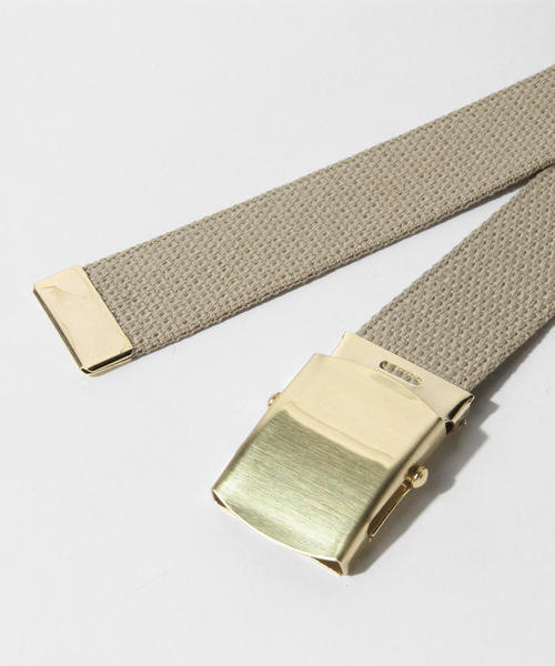 BEAMS BOY（ビームスボーイ）の「BEAMS BOY / US WEB BELT GOLD（ベルト・レディース・ベージュ/オリーブ・ONE SIZE）」の9枚目の写真