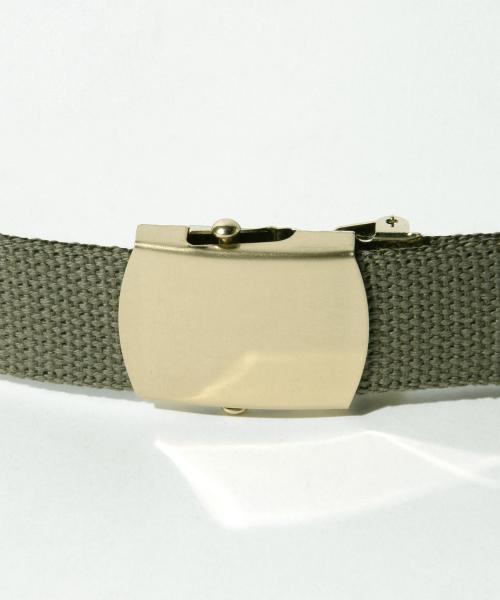 BEAMS BOY（ビームスボーイ）の「BEAMS BOY / US WEB BELT GOLD（ベルト・レディース・ベージュ/オリーブ・ONE SIZE）」の7枚目の写真
