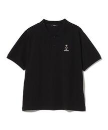 BEAMS HEART | 【ユニセックス】ベアー ポロシャツ(鹿の子)(ポロシャツ)