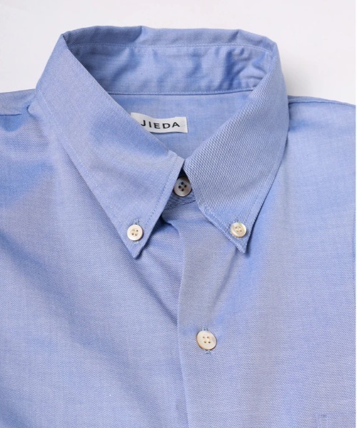 Jieda（ジエダ）の「【Jieda/ジエダ】SWITCHING SHIRT（シャツ/ブラウス・メンズ・ストライプ/ホワイト/サックスブルー・1/2）」の16枚目の写真
