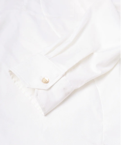 Jieda（ジエダ）の「【Jieda/ジエダ】SWITCHING SHIRT（シャツ/ブラウス・メンズ・ストライプ/ホワイト/サックスブルー・1/2）」の14枚目の写真