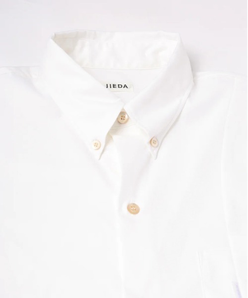 Jieda（ジエダ）の「【Jieda/ジエダ】SWITCHING SHIRT（シャツ/ブラウス・メンズ・ストライプ/ホワイト/サックスブルー・1/2）」の12枚目の写真