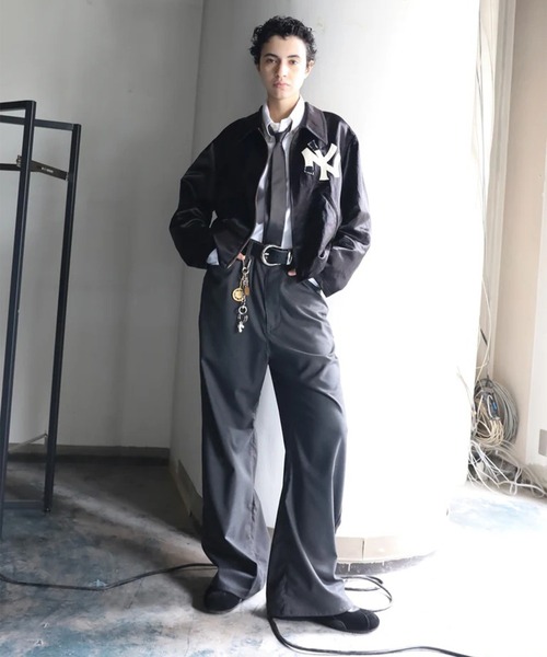 Jieda（ジエダ）の「【Jieda/ジエダ】SWITCHING SHIRT（シャツ/ブラウス・メンズ・ストライプ/ホワイト/サックスブルー・1/2）」の22枚目の写真