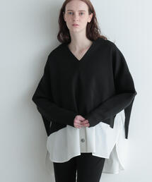 LE PHIL（ルフィル）の「◆レイヤードプルオーバー（ニット/セーター）」