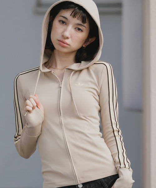 adidas/アディダス HOODED TREFOIL ZIP TOP フルジップパーカー