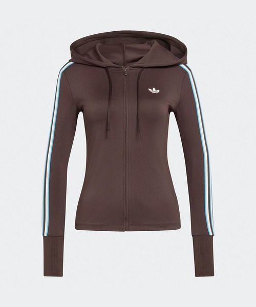 adidas（アディダス）の「adidas/アディダス HOODED TREFOIL ZIP TOP