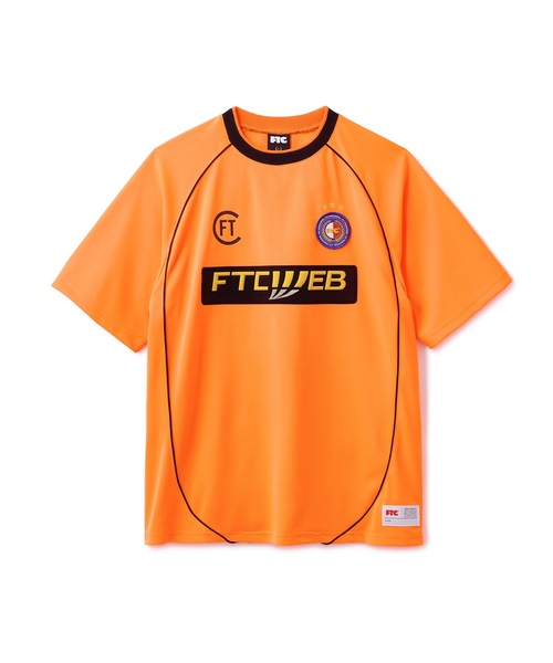 FTC（エフティーシー）の「PIPING SOCCER JERSEY（Tシャツ/カットソー・メンズ・ブラック/ホワイト/オレンジ・MEDIUM/X-LARGE/LARGE）」の3枚目の写真