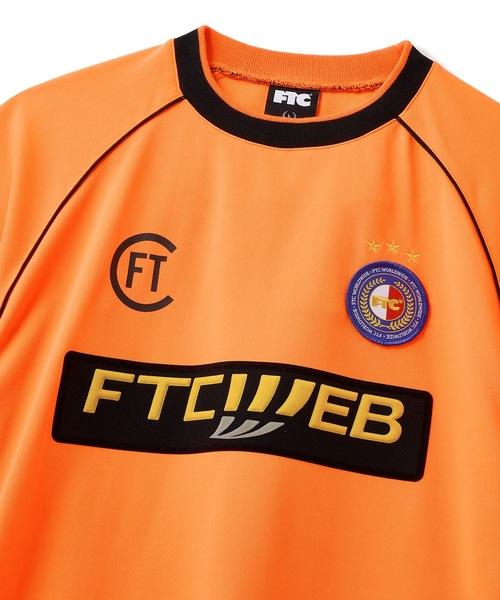 FTC（エフティーシー）の「PIPING SOCCER JERSEY（Tシャツ/カットソー・メンズ・ブラック/ホワイト/オレンジ・MEDIUM/X-LARGE/LARGE）」の9枚目の写真